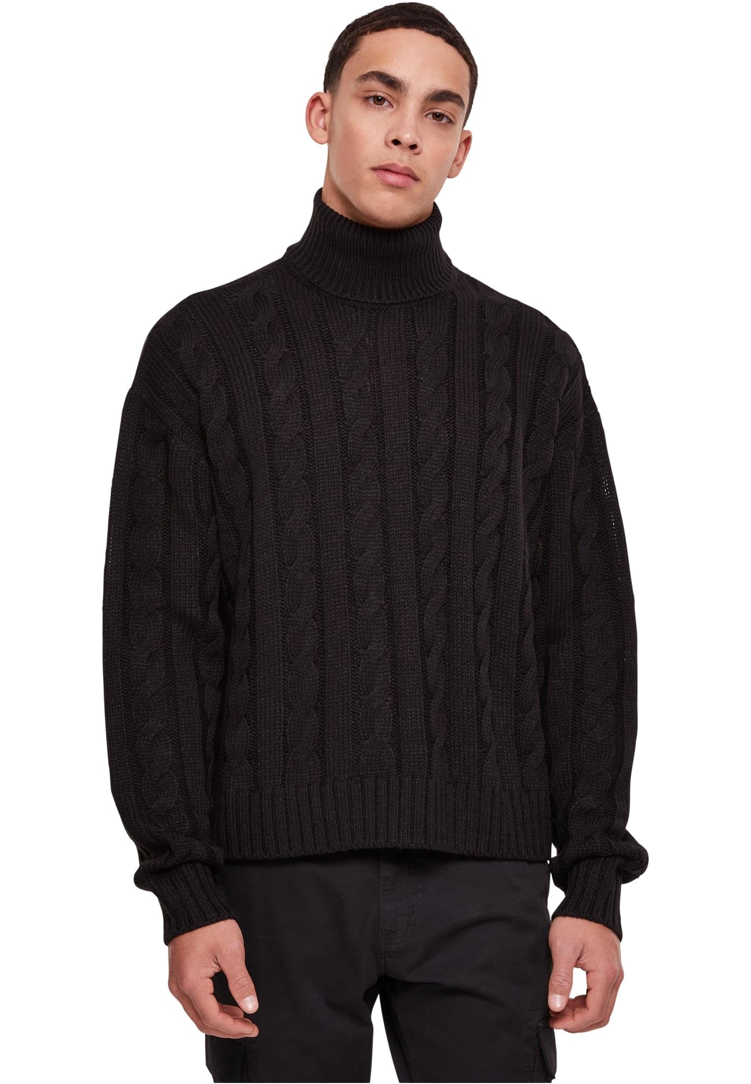 Urban Classics Herren Boxy Roll Neck Sweater