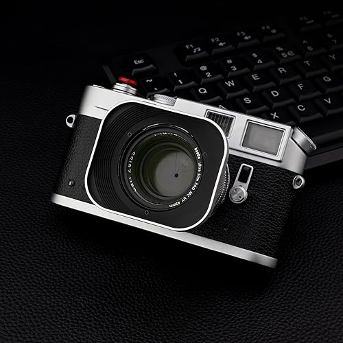 Miniatura 3 de Haoge LH-ZV07 Square Metal Lens Hood para Carl Zeiss Biogon T* 235 1.378 in f2 ZM, C Biogon 2.835 1.378 in f2.8 ZM, Planar T 250 1.969 in f2 ZM