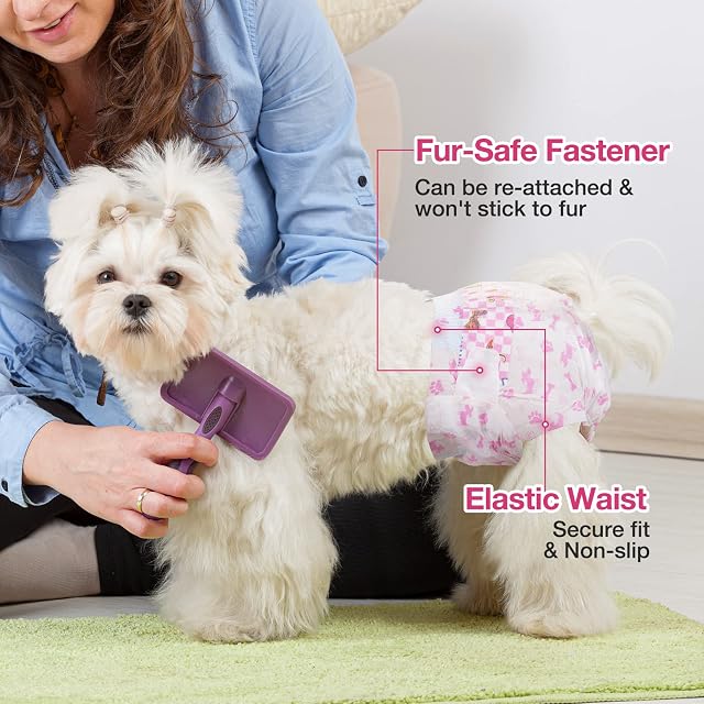 Foto 4 de 7 de Dono Pañales Desechables para Perros Hembras, Pañales Super Absorbentes para Perros