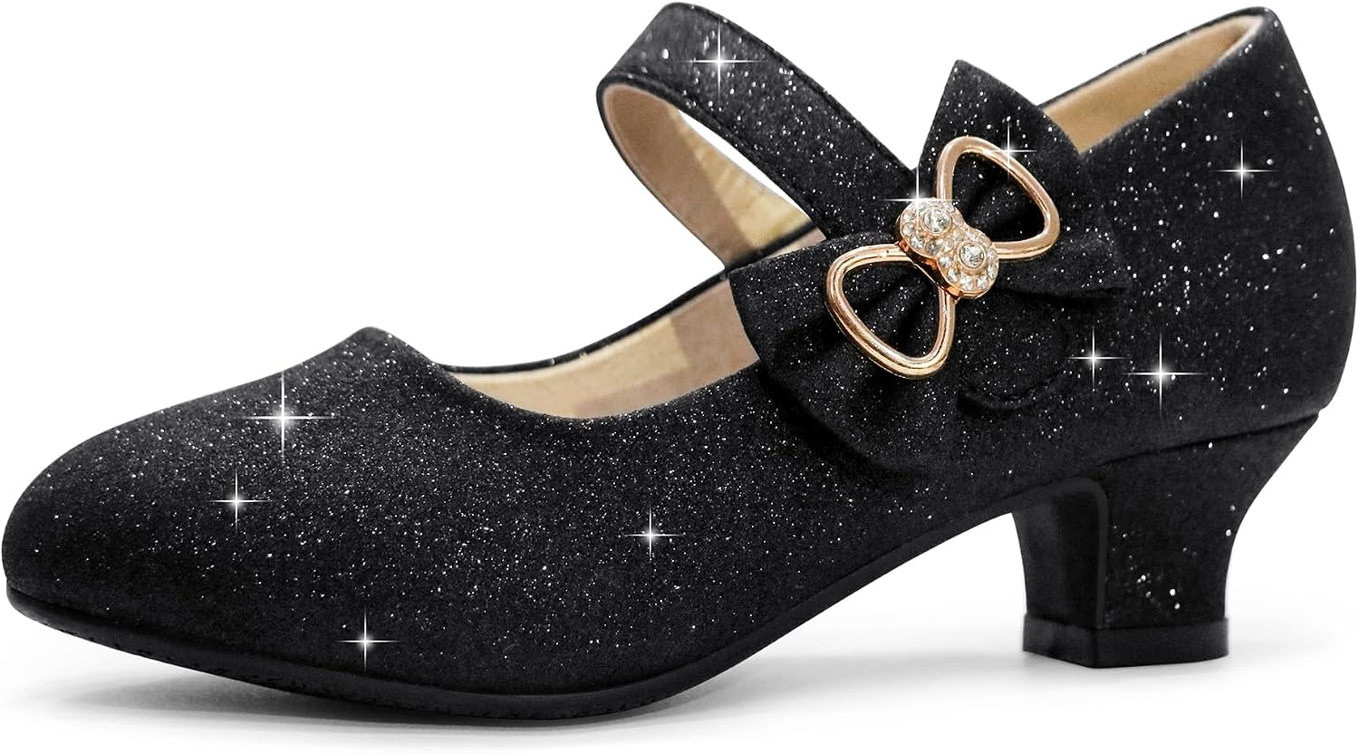 Eithy Girls Dress Shoes Low Heel Bow Princess Summer Flats Sandals Toddler/Little Kid/Big Kid