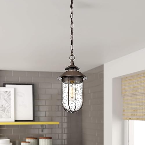 Miniatura 4 de Luces colgantes para exteriores, linterna colgante exterior de 1 luz, luces colgantes exteriores, lámpara de techo colgante para entrada, entrada,