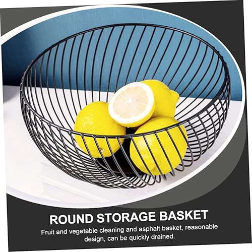 Miniatura 8 de Alipis Frutero de hierro rústico, negro, 150 oz