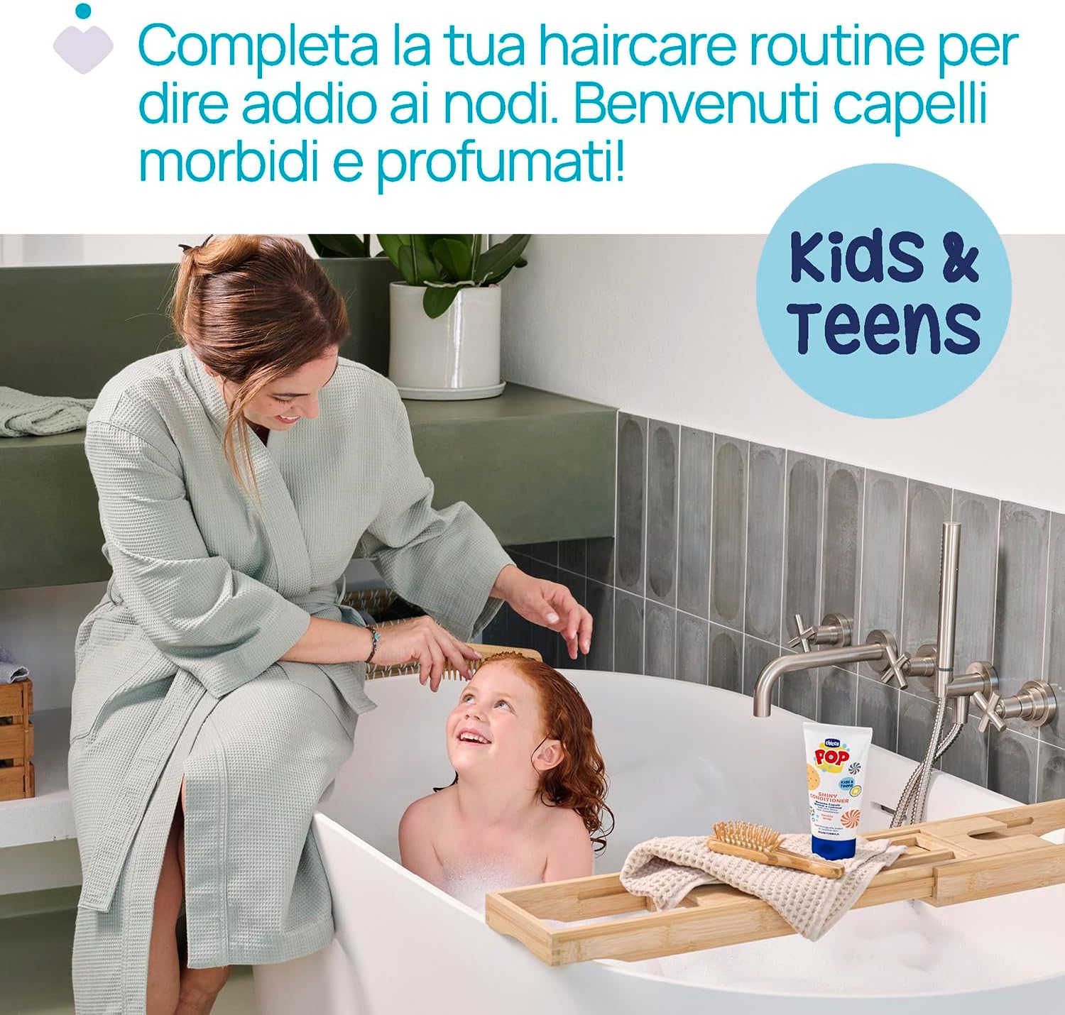 Chicco POP Balsamo Districante Vanilla Wrap, per Bambini alla Vaniglia, Balsamo per Capell - Analyse des détails et conception