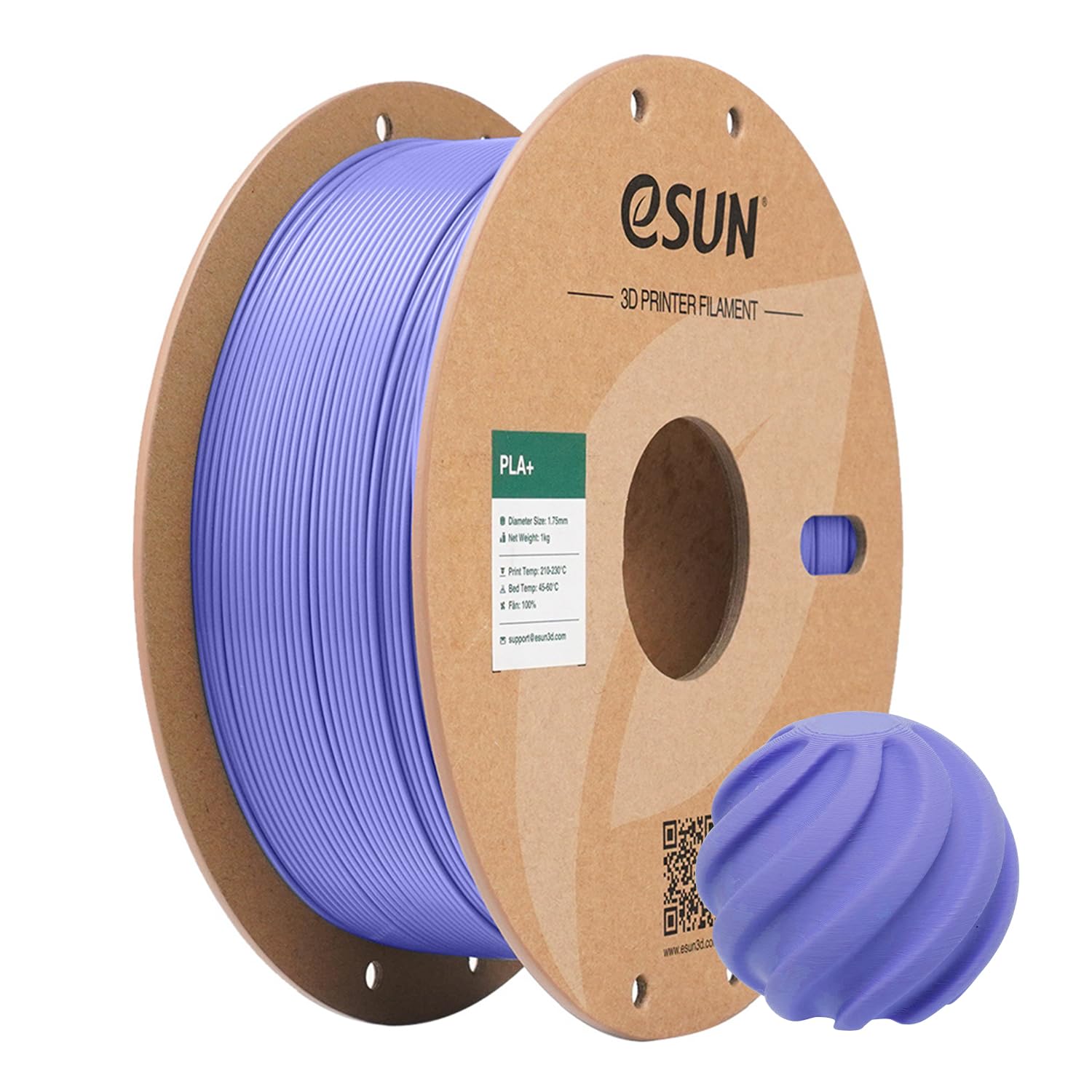 eSUN PLA+ Filament 3D Printer Filament PLA Plus 1KG Blue Purple | PLA Plus 1.75mm, Dimensional Accuracy +/- 0.03mm, 1KG Spool (2.2 LBS) 3D Printing Filament for 3D Printers