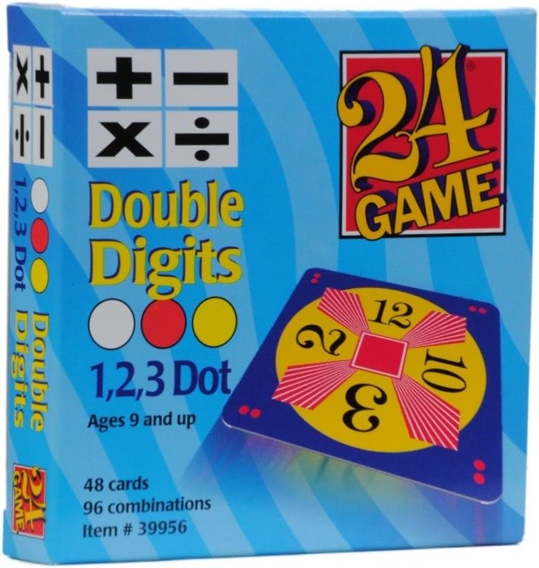 Original 24 Game Cards Double Digits [Toy]