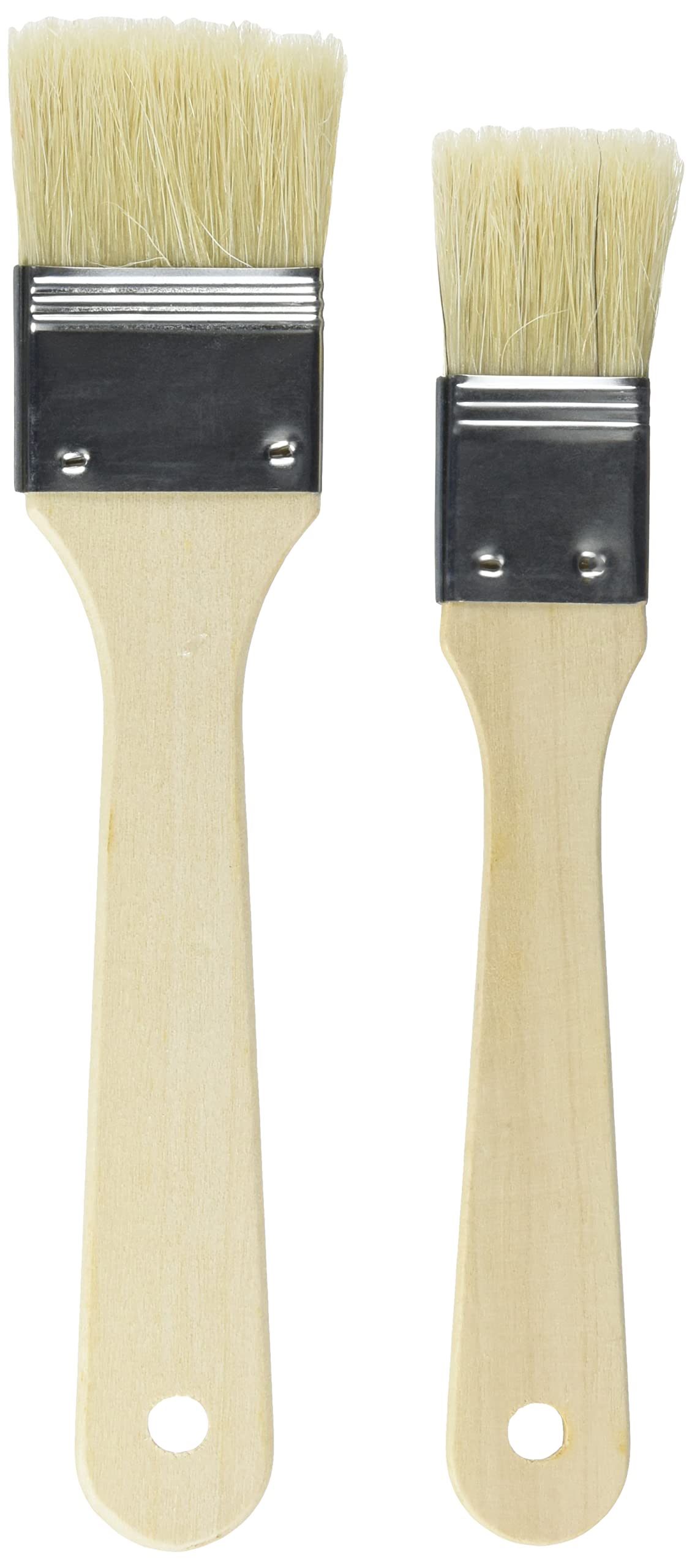 Zenker Lot De 2 Pinceaux à Pâtisserie - Bois Et Poils Porc - 18cm Et 20cm