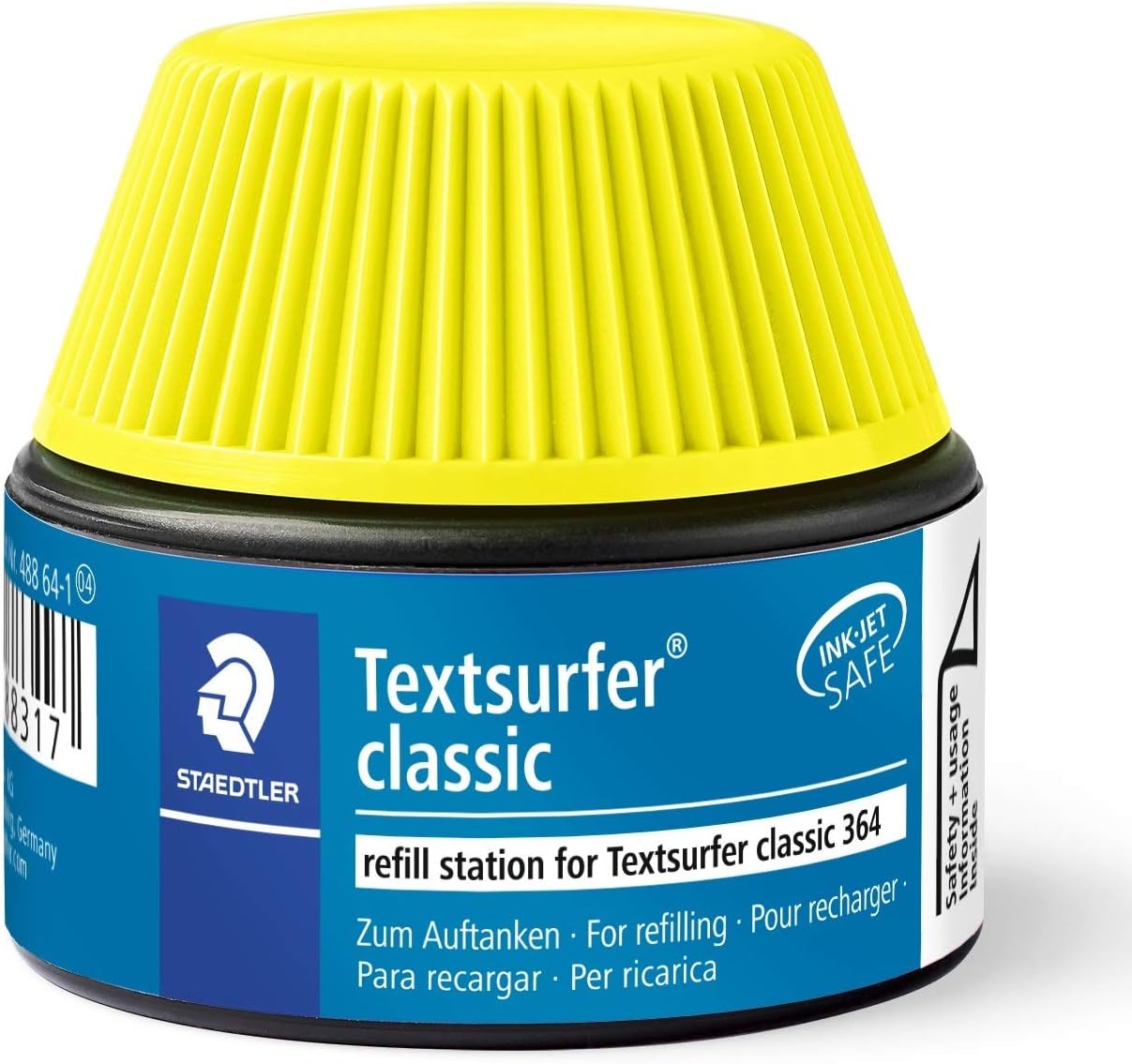 Staedtler 488 64-1 Textsurfer Classic Marker Pen 15-20 Refills for 364 Yellow