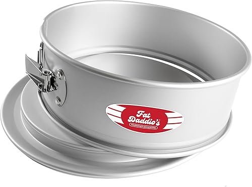 Fat Daddio's PSF-113 Molde desmontable de aluminio anodizado, 11 x 3 pulgadas