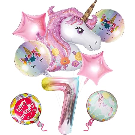 Amazon 7歳 誕生日 飾り付け 21点 セット Gehome ゴールド バースデー バルーン 飾り 男の子と女の子用 1歳 9歳 風船 バルーン おもちゃ