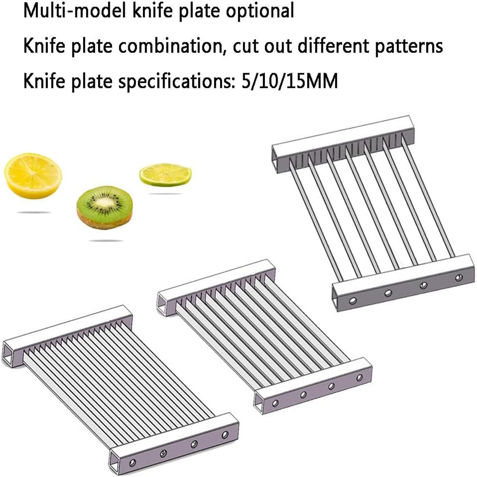 Gewerblicher Gemüseschneider, Rutschfester Saugfuß, Handbetriebener Schneider, Für Zitronen, Orangen, Gurken, Zwiebeln, Obstläden, Gastronomie Und Private Küchen Null 10mm