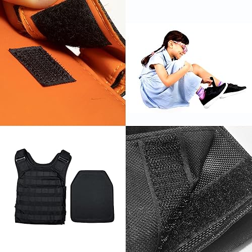 Miniatura 4 de Cinta de velcro para coser de 4 pulgadas de ancho, color negro, no adhesiva, 1 yarda de longitud, cinta de nailon negro, juego de sujetadores de