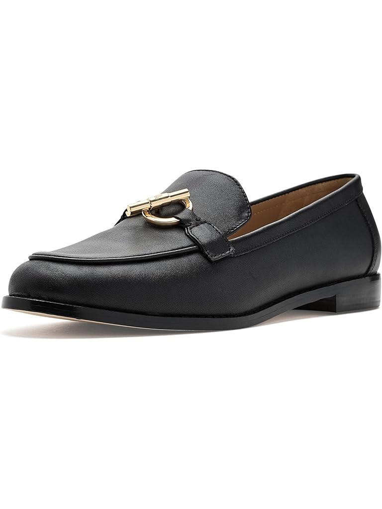 Black Lauren Ralph Lauren Blaike Leather Loafers