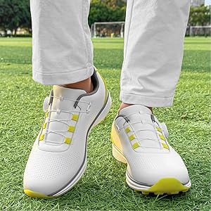 Amazon | [OKEPIA] ゴルフシューズ メンズ 大きいサイズ 防水 スパイク