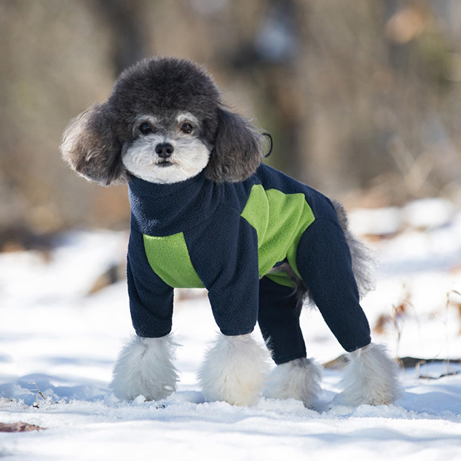 Costume invernale per cani e animali domestici, creativo, foderato in pile, morbido, facile da indossare, varie taglie