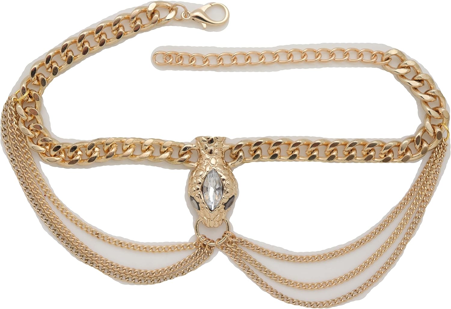 Trendy Fashion Jewelry Women Western 2 Boots Chain Gold Metal Bracelet Anklet Bling Shoe Snake Head Waves Charm SET BC150