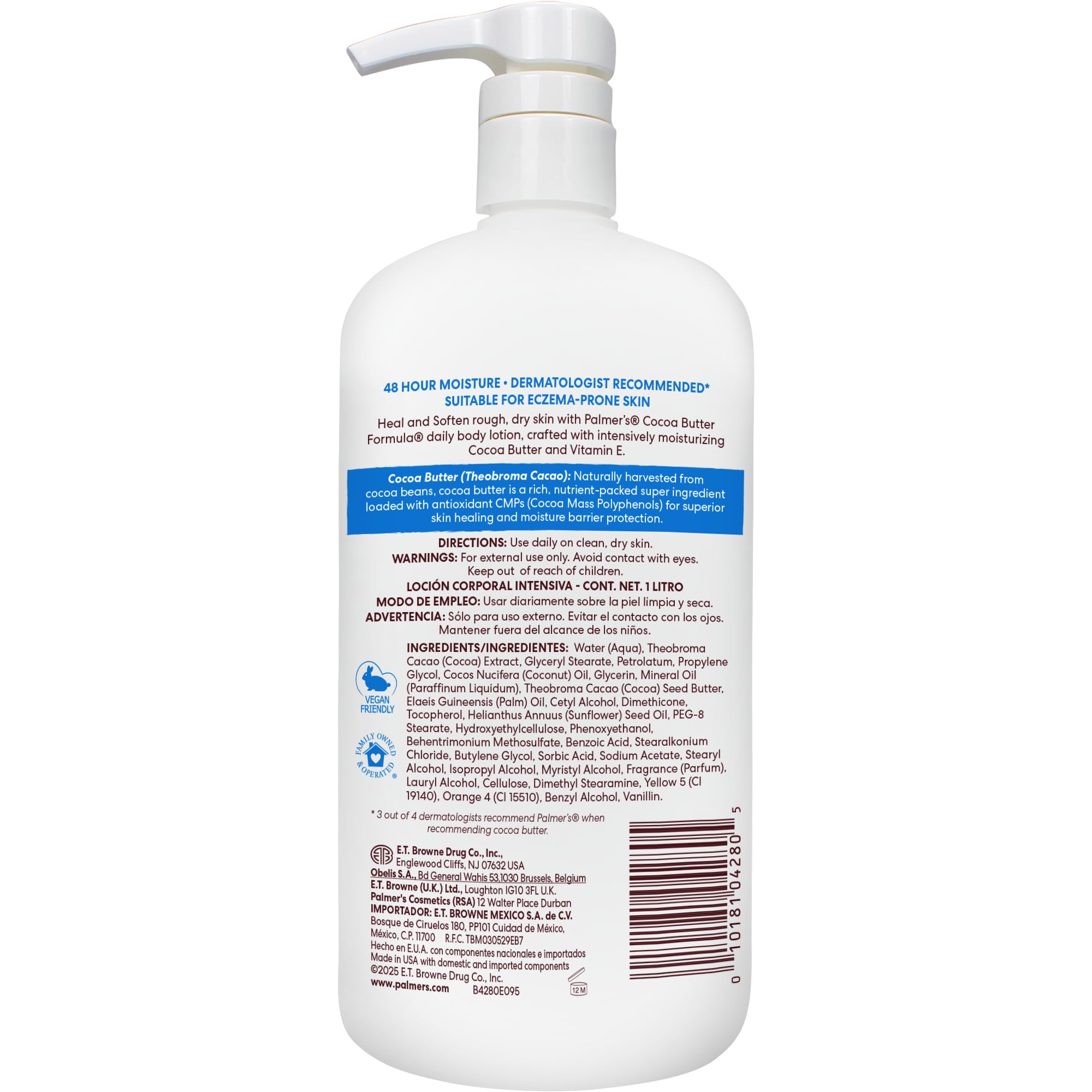 Palmers Cocoa Butter Formula With Vitamin E Lotion For Unisex 33.8 oz Body Lotion