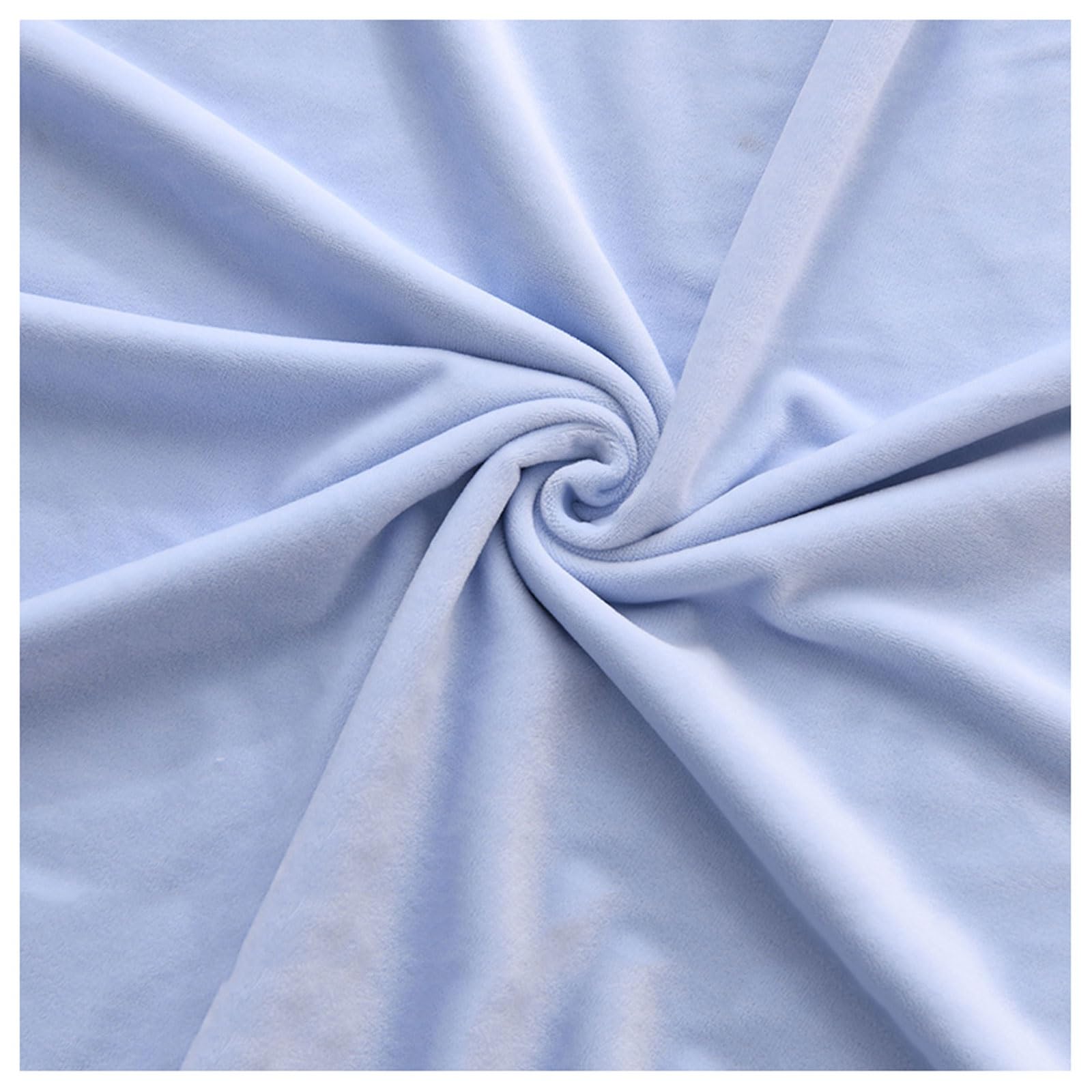 Short Pile Fun Faux Fur Fabric Material Squares, Faux Fur Fabric Fleece Fabric, Shaggy Faux Fur Fabric Fluffy for Sewing, Rugs, Pillows, DIY, Craft, Decoration, 40 Colors, 50x50cm (Color : Blue 3)