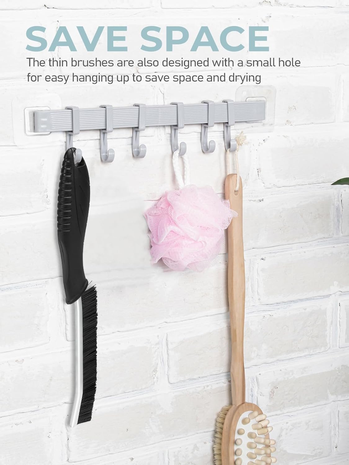 Cleaning Brush - Hard Bristle Crevice Cleaning Brush, Multifunctional Gap Scrub Brush, Home Essentials, Bathroom Cleaner Tools for Household Use, Toilet, Kitchen, Window, Sink, Faucet, Tile, Grout