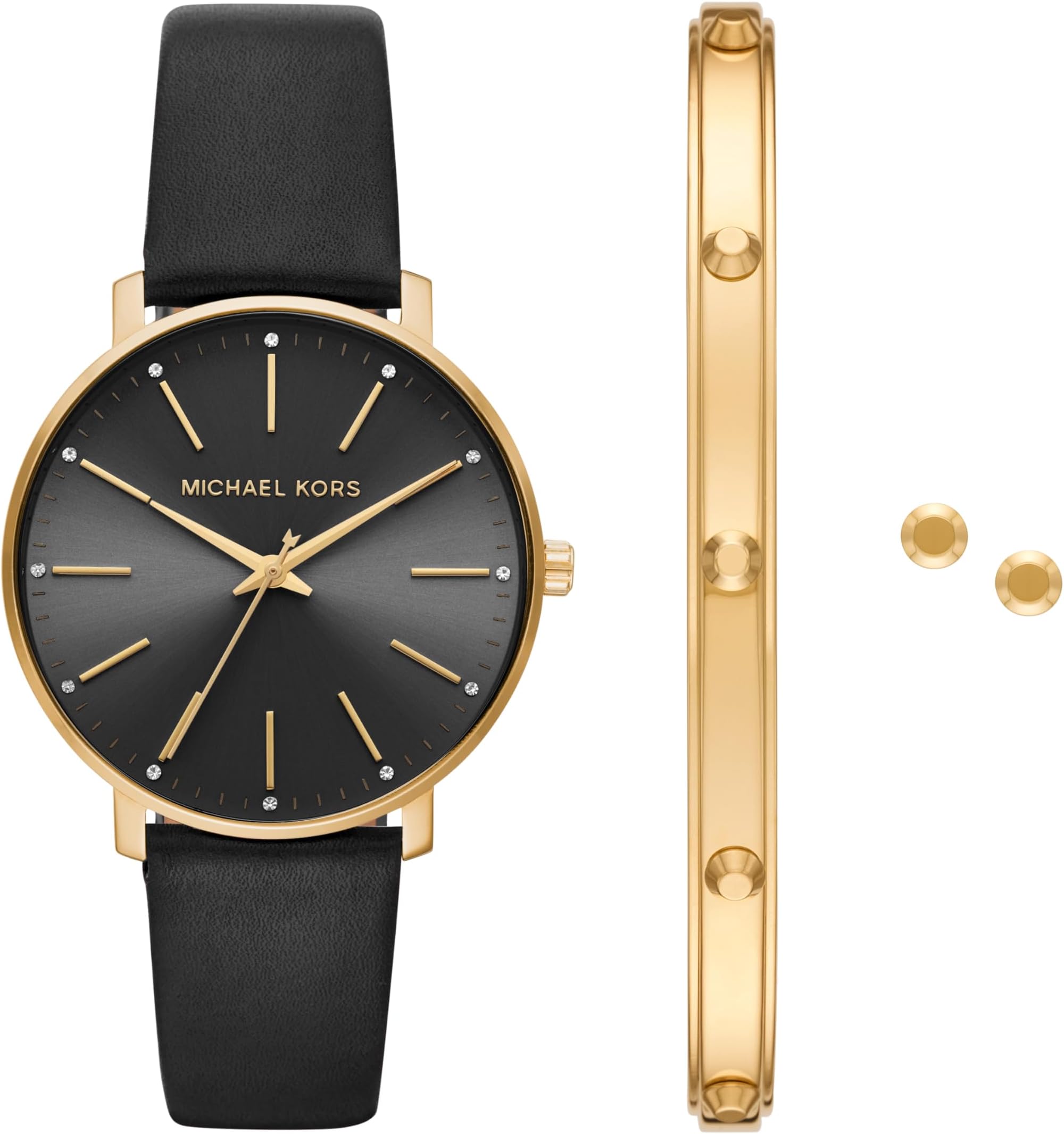 Pyper Women's Watch, Stainless Steel Watch for Women with Steel, Leather, or Silicone Band