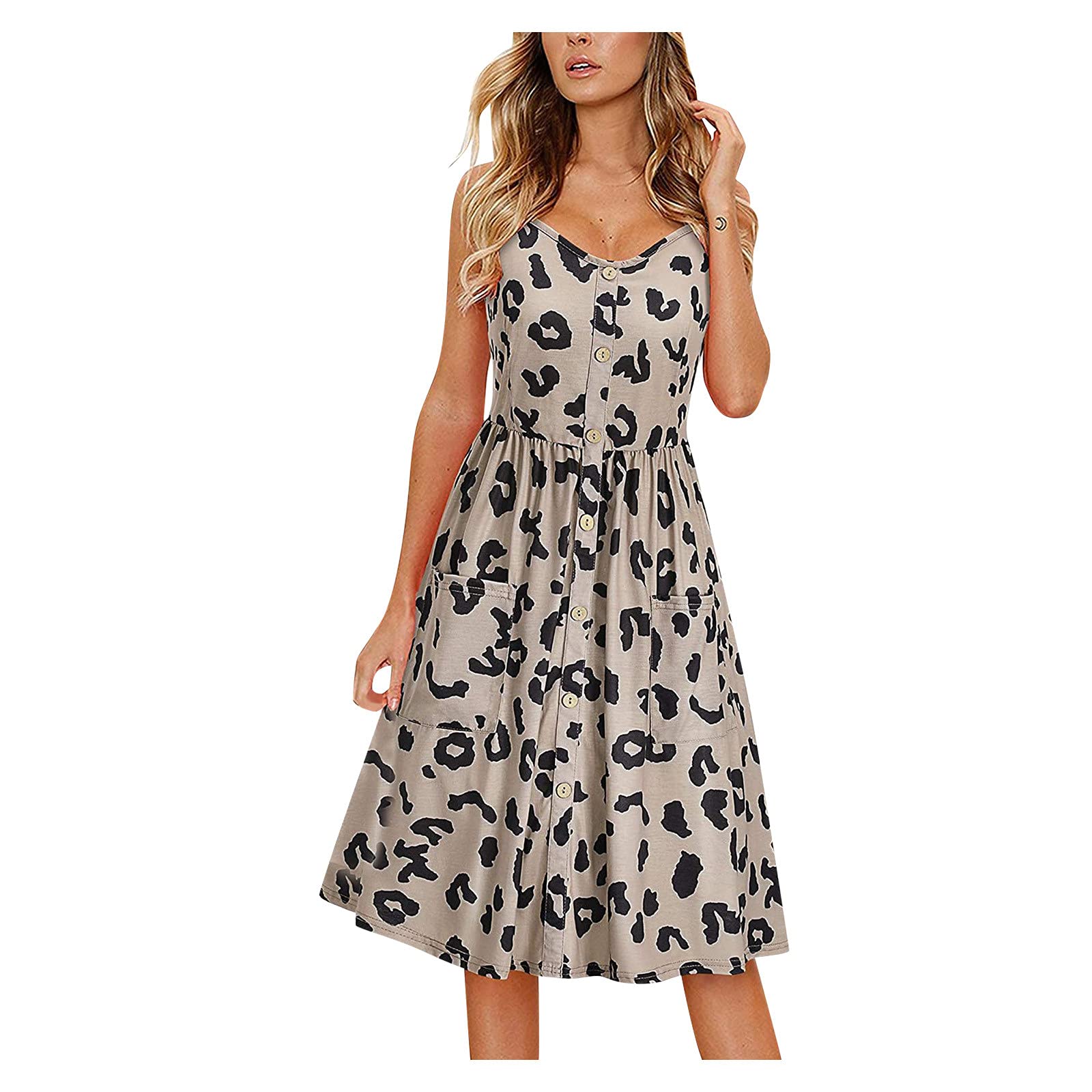 Sommerkleider sale knielang Clearance