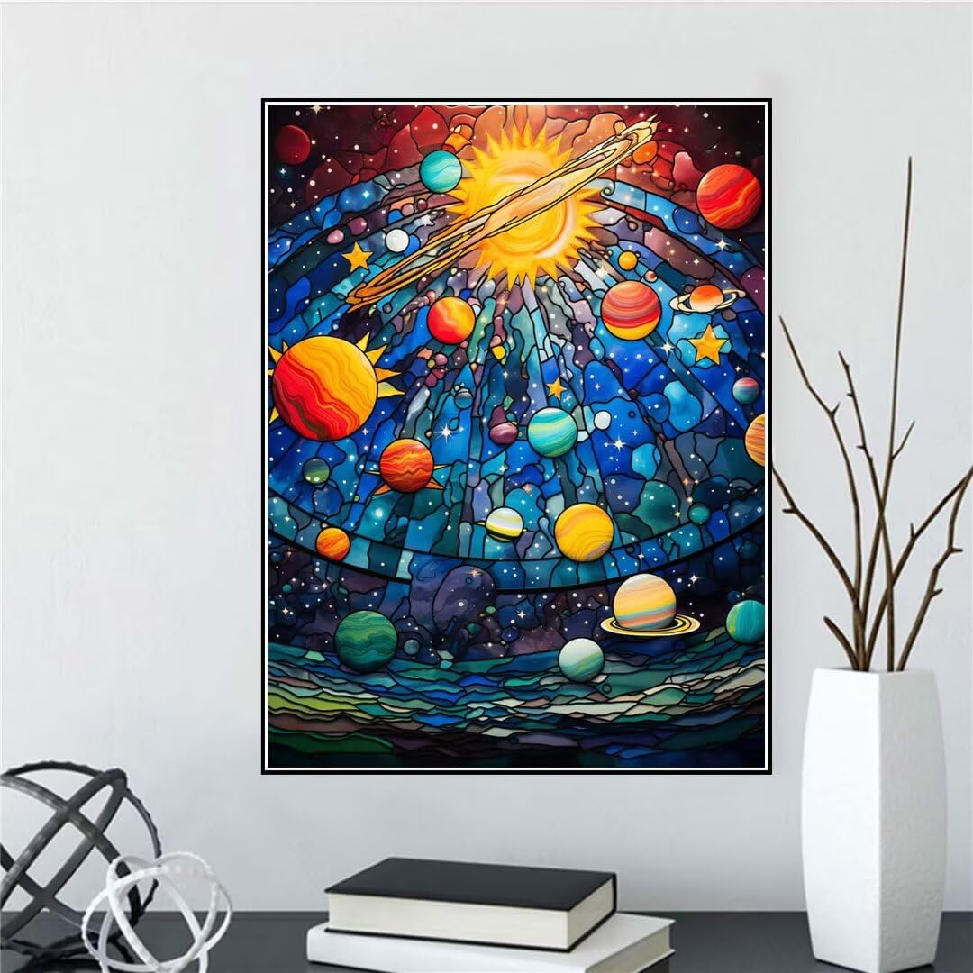 Olifant en Kleintje bij de Boom Diamond Painting | Happy Painting