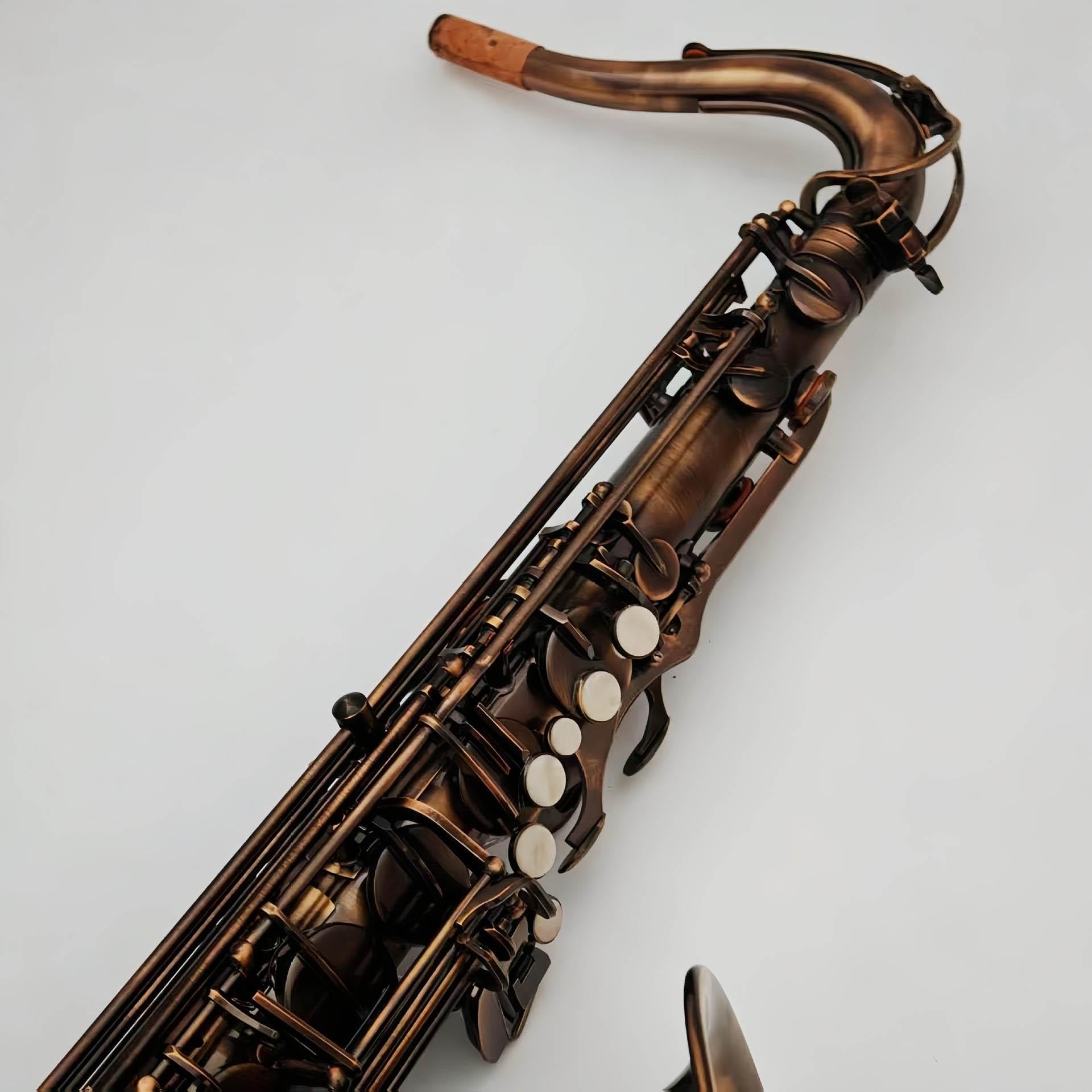 Saxophon Antikes B-Tenorsaxophon Aus Messing