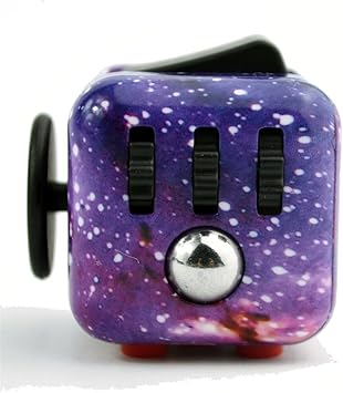 Genonaute Mini Fidget Cube Relieves Stress And Anxiety For People Purple Amazon Co Uk Sports Outdoors