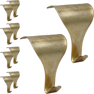 EAI Moulding Hook Dado Picture Rail - Brass Plated - Pack of 10