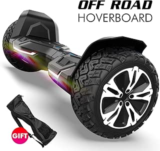 Gyroshoes Hoverboard - Warrior 8.5 inch Off Road All Terrain Hoverboard with Bluetooth Speaker and Led Lights,Self Balancing Hoverboards UL2272 Certified - coolthings.us