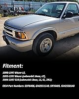 Vista 3 de Conjunto de luz de esquina delantera Bestview Compatible con Chevy Blazer S10 1994-1997, diseño de arnés mejorado, lado del conductor