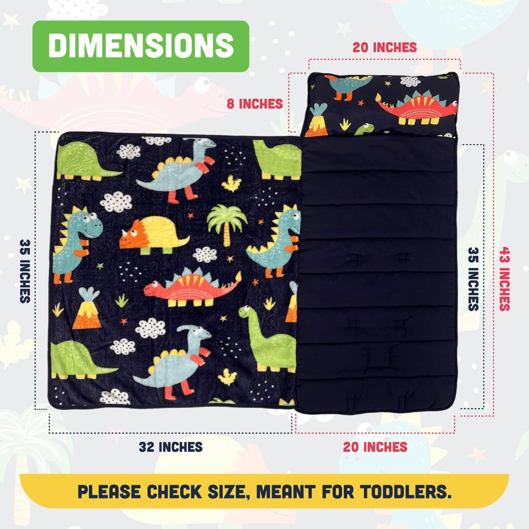 Sac De Sieste Dinosaure Toddler Nap Mat Avec Oreiller Et Couverture Terbotage De Couchage Tapis De Sieste Enfant Oreiller Couverture Sac De Sieste Dinosaure Toddler Nap Mat Avec Oreiller Et Couverture Terbotage De Couchage Tapis De Sieste Enfant Oreiller Couverture