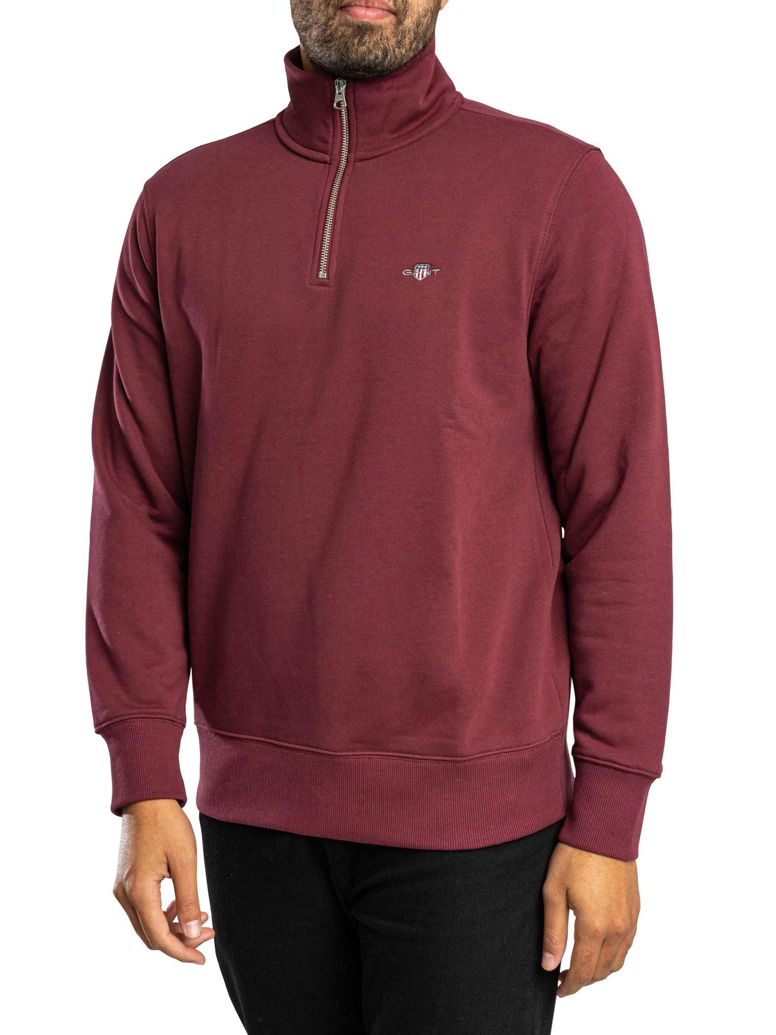 GANT REG Shield Half Zip Sweat