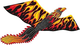 WindNSun Supersize Ultra 3D Firebird Ripstop Nylon Phoenix Kite, 74 Inches Wide