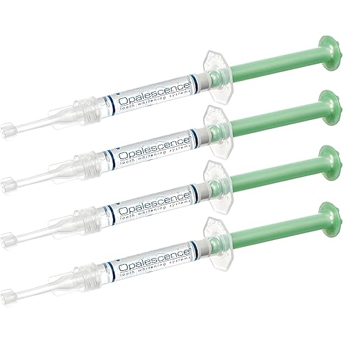 Opalescence 35% CP Mint - Gel Syringes Teeth Whitening - Refill Kit (4 Syringes) Carbamide Peroxide Gel. Made by Ultradent. Tooth Whitening Refill Syringes with Toothbrush. 5197-2tb
