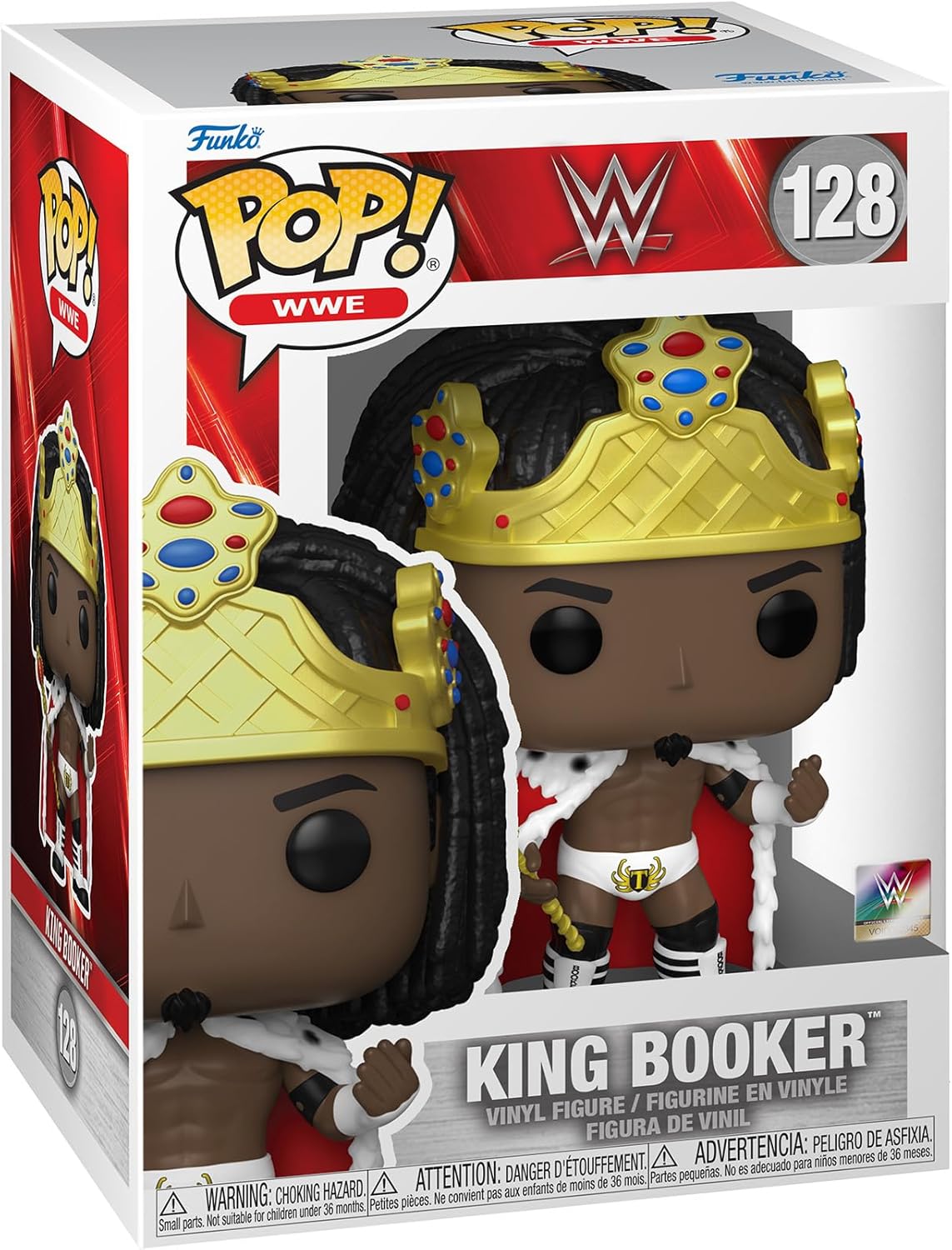 Funko POP! WWE: King Booker T - Collectable Vinyl Figure - Gift Idea - Official Merchandise - for Kids & Adults - Sports Fans - Model Figure for Collectors and Display