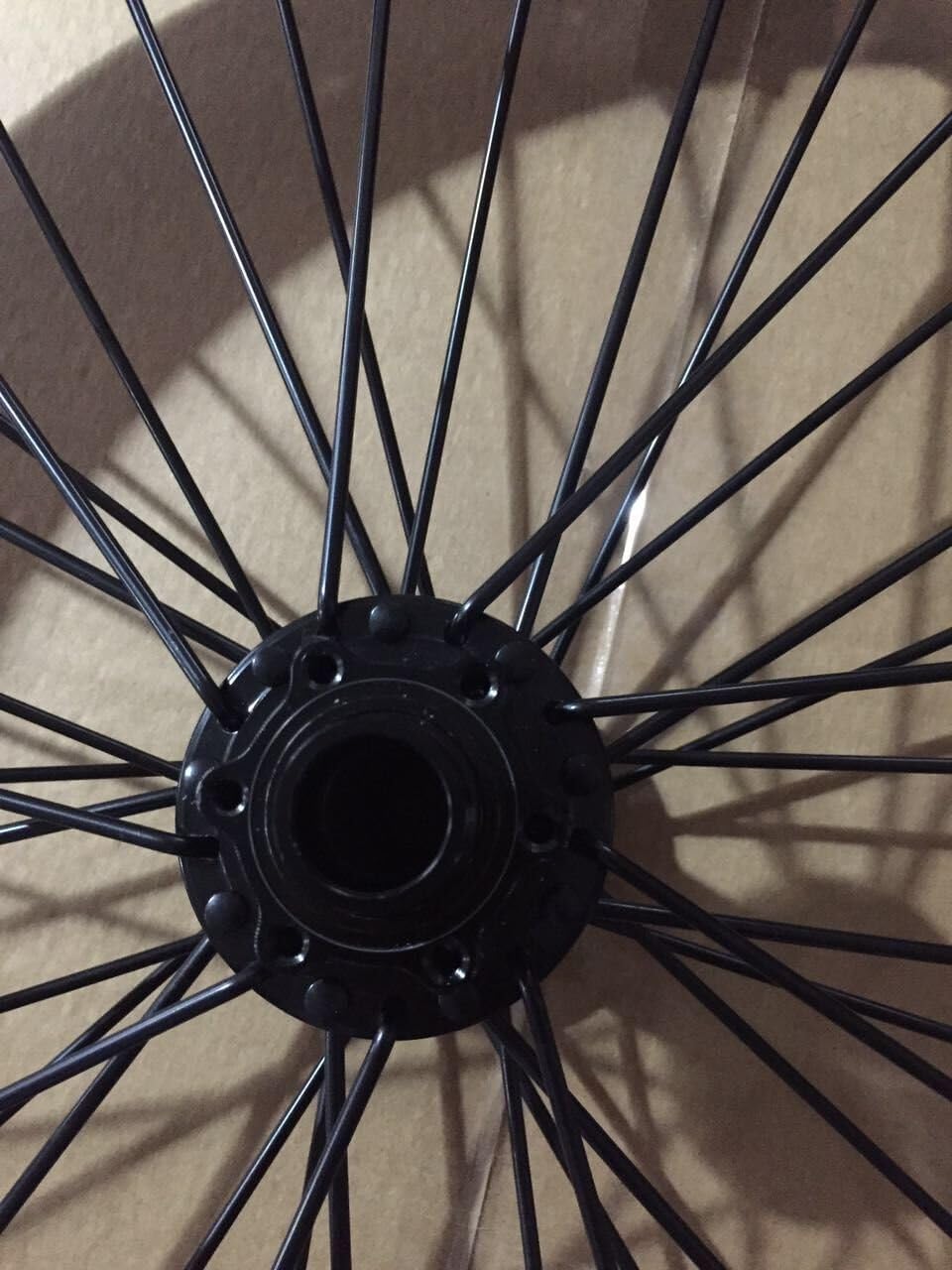 NBPower Black 19" inch Front Wheels with tire for with Hub and disc Brake for The Endure E-Bike, Electric Bike Parts.