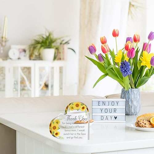 Miniatura 7 de Regalos para suegra de nuera, regalos adicionales para mamá de recuerdo y pisapapeles en Navidad, cumpleaños, día de la madre, día de Acción de