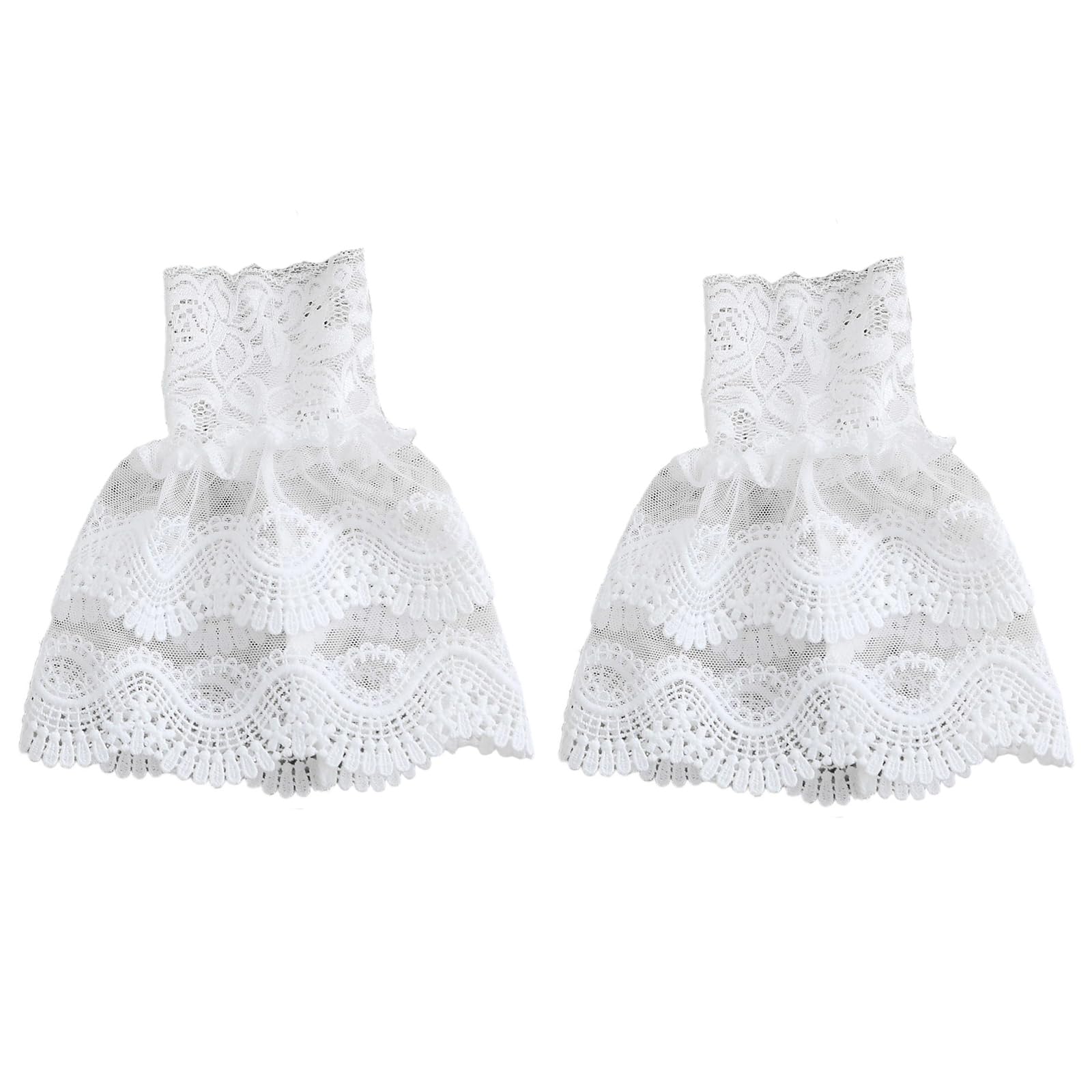 MICFENY Breathable Lace Detachable Sleeve Wrist Cuffs Sleeves Multipurpose Arm Covers For Women Formal Event Daily Outfit