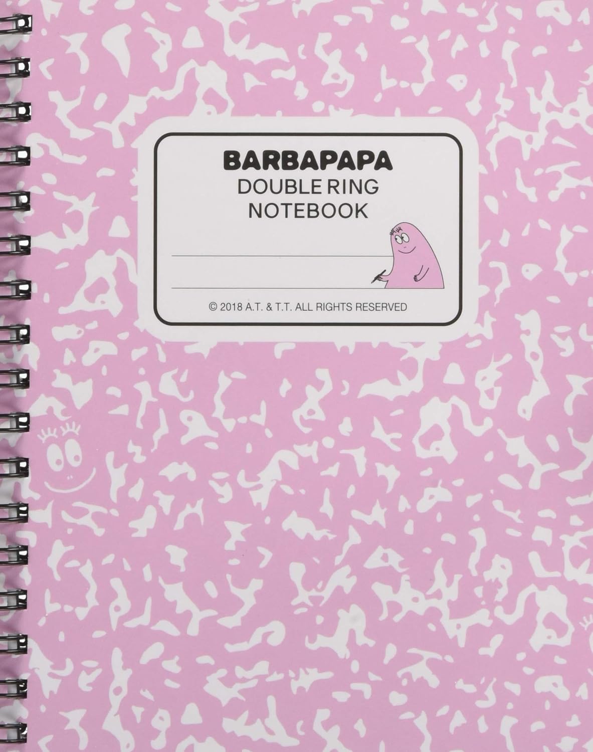 Barbapapapa BBN-143 Greeting Life Ring Notebook, Composition
