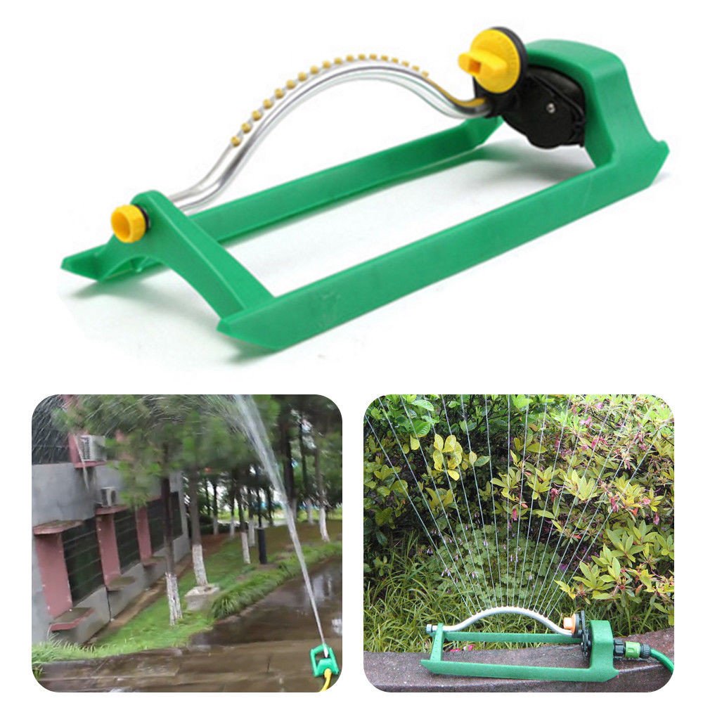 CHENGZ 💕💕 Oscillating Lawn Sprinkler Watering Garden Pipe Hose Water Flow With Connector