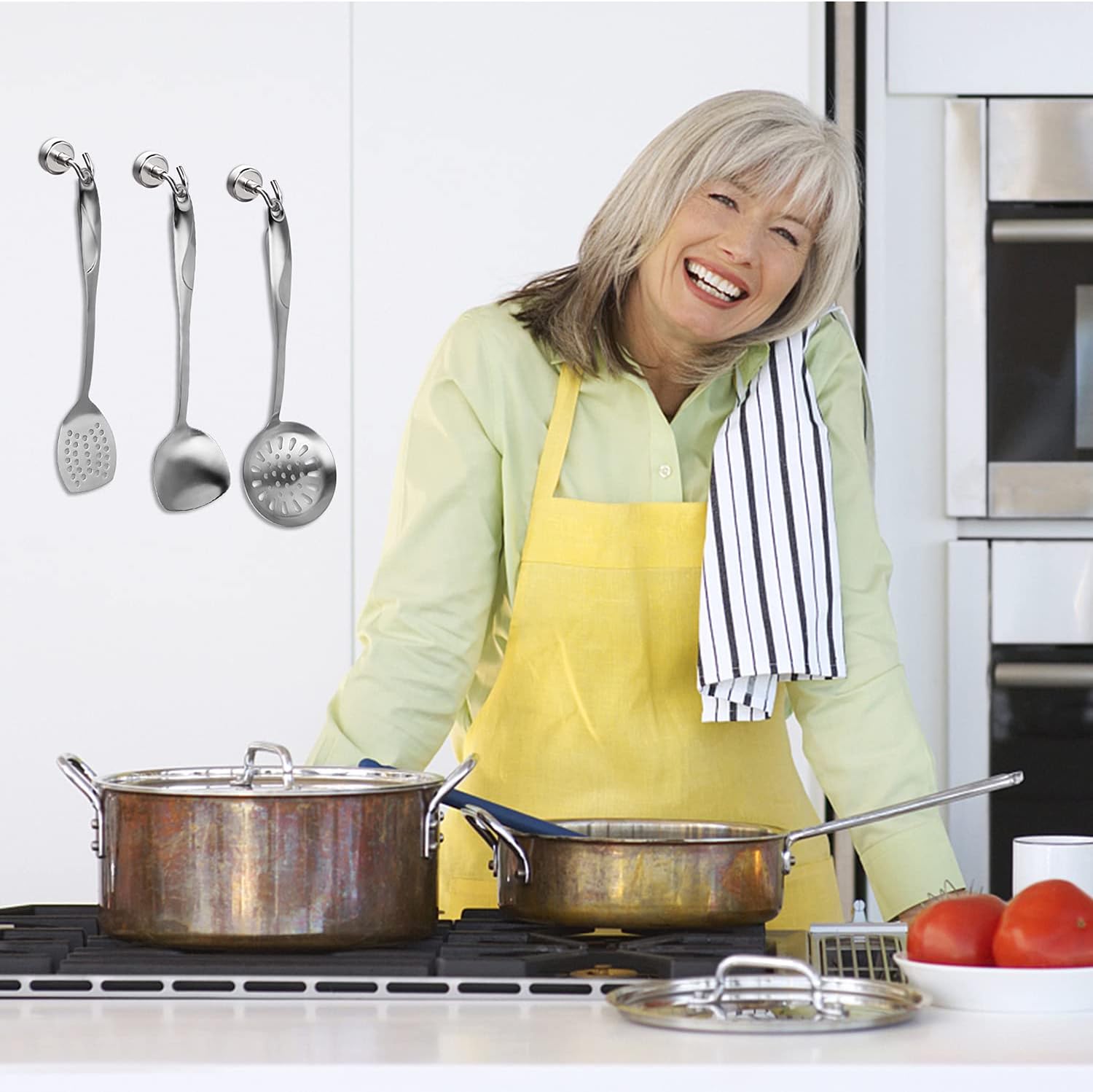 LOVIMAG Strong Magnetic Hooks, 25Lbs Rare Earth Magnets Heavy Duty with Hook for Refrigerator, Strong Cruise Hook for Hanging, Ceiling Magnets for Hanging, Grill and Kitchen- 25 Pack: Industrial & Scientific