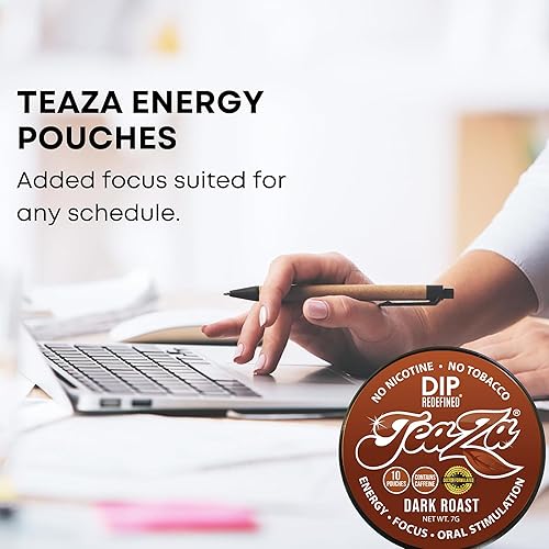 Vista 32 de Teaza Bolsas energéticas, sin tabaco, sin nicotina, sin humo, alternativa al tabaco y inmersión energética, alternativa al tabaco para masticar