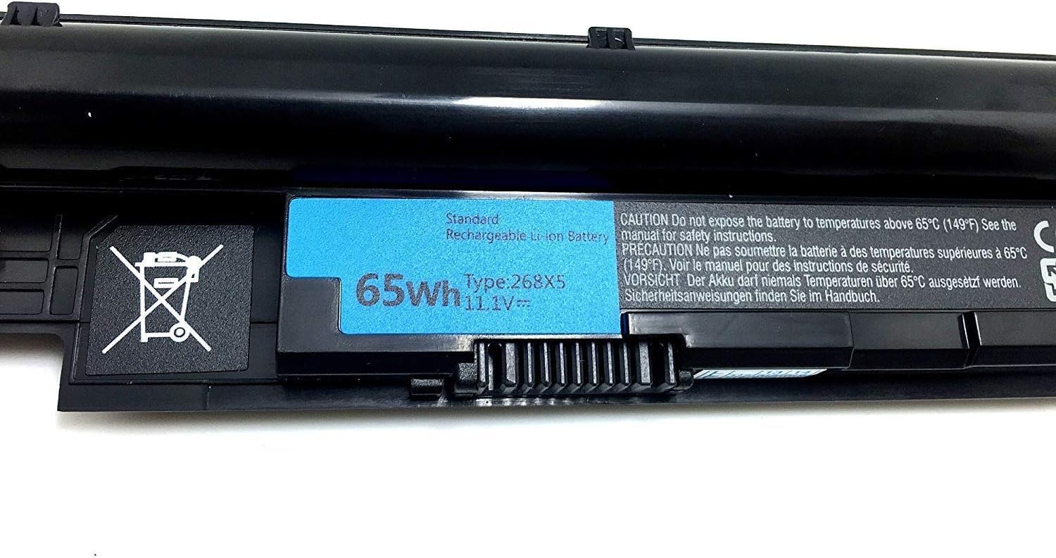 268X5 Laptop Battery Compatible with Dell Vostro V131 V131D V131R Latitude 3330 Series Inspiron 13z N311z 14z N411z Series Notebook(11.1V 65Wh)