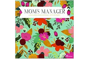 Moms Plan-It Calendar 2019-2020: Stay Organized with Planning Stickers and To Do List Notepad