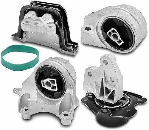 A-Premium Juego de 4 soportes de transmisión de motor compatibles con Chevrolet Equinox 2010-2017, Captiva Sport 2012-2015 y GMC Terrain 2010-2017 -