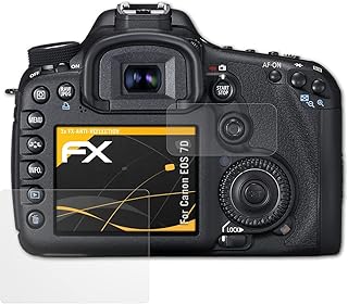 atFoliX Screen Protector compatible with Canon EOS 7D Screen Protection Film, anti-reflective and shock-absorbing FX Protector Film (Set of 3)