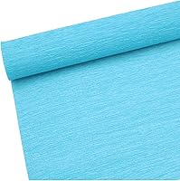 Vista 27 de Rollo de papel crepé de alta calidad de 2.47 oz para hacer flores, hojas de papel crepé blanco, verde, rosa, 10 pulgadas de ancho, 8 pies