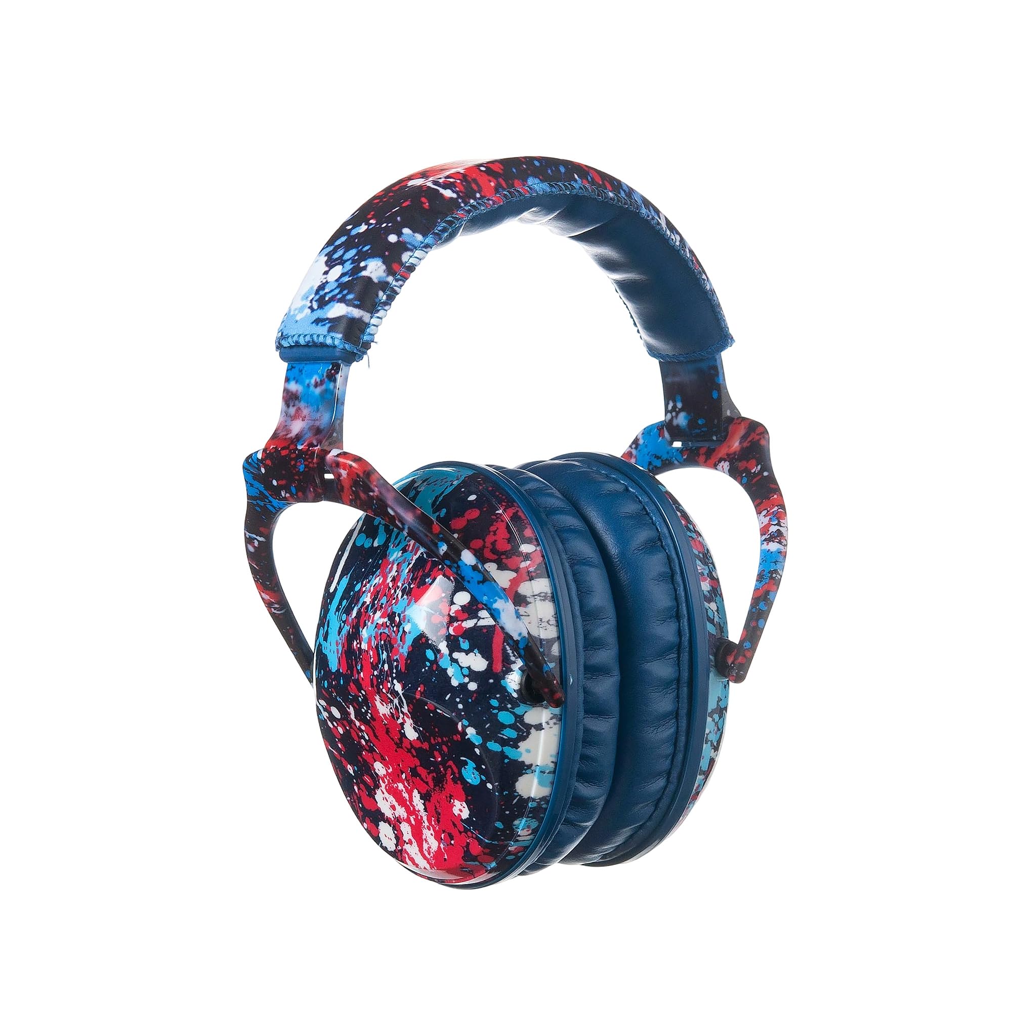 PROTEAR Kids Ear Defenders, Hearing Protection for Toddler Kids and Young Teens with Autism, Noise Reduction Safety Earmuffs Ideal for Fireworks, Concerts, Cinema(Blue Band Red Pigment) — image 1