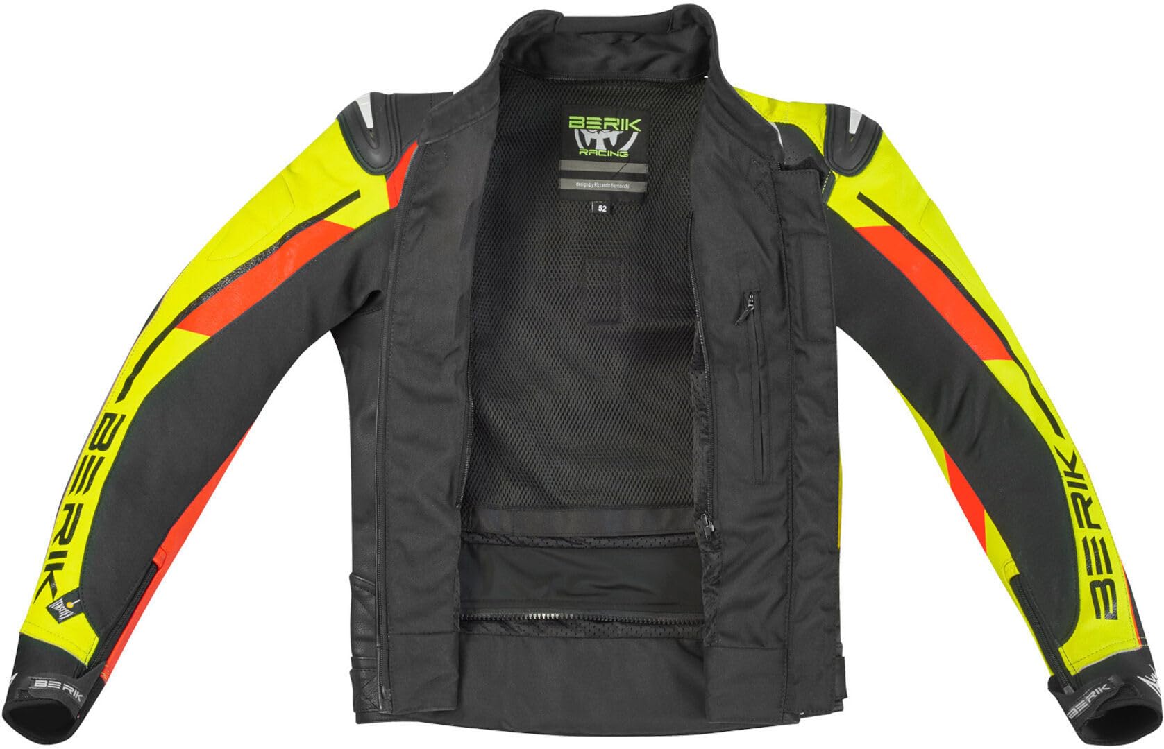 Berik VisionGP Giacca in Pelle da Moto