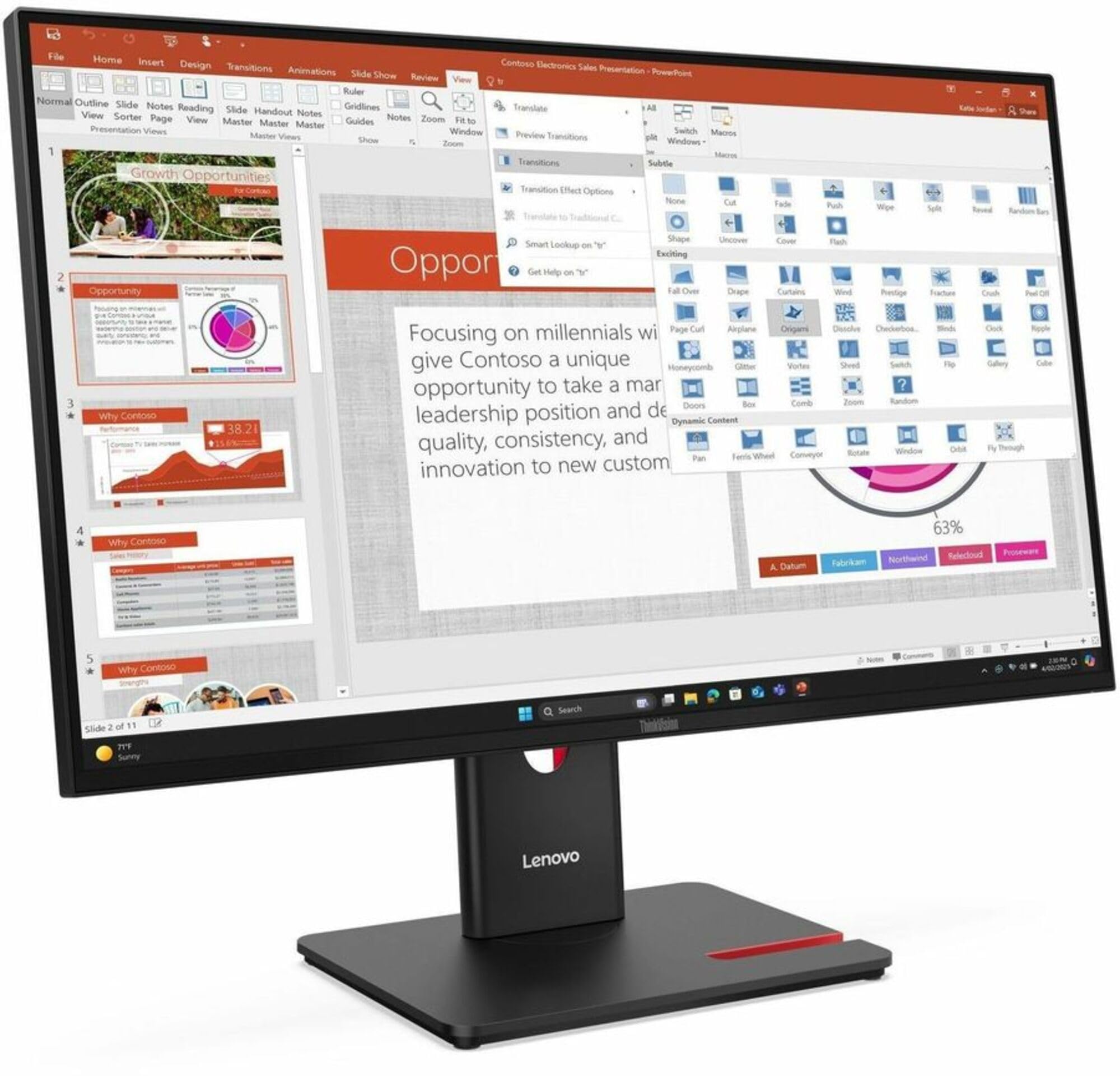 Amazon.com: Lenovo ThinkVision T27-40 27